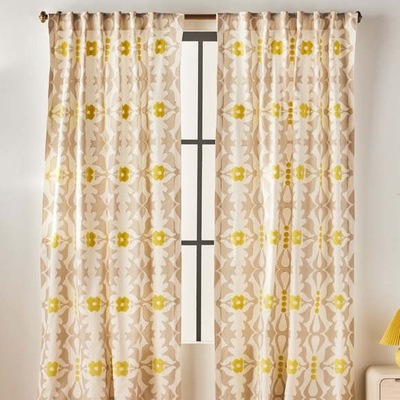 Anthropologie Kemala Curtain Panel Set